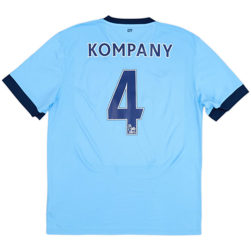 2014-15 Manchester City Home Shirt Kompany #4 - 6/10 - (XL)