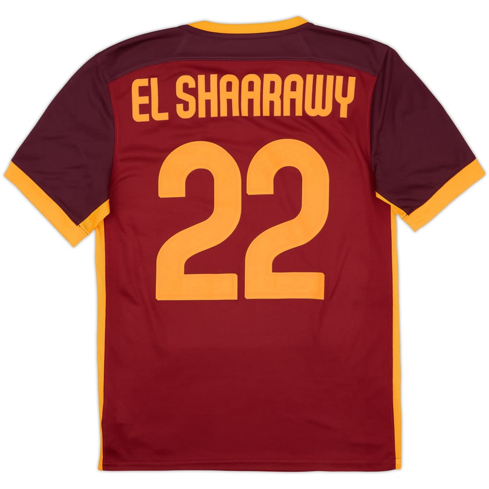 2015-16 Roma Home Shirt El Shaarawy #22 - 8/10 - (S)