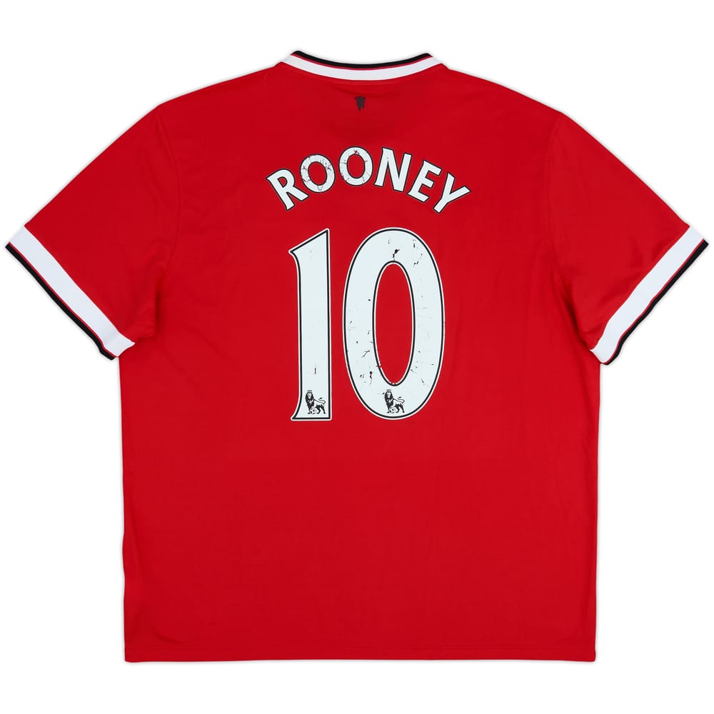 2014-15 Manchester United Home Shirt Rooney #10 - 4/10 - (XXL)