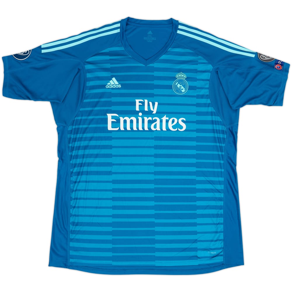 2018-19 Real Madrid GK S/S Shirt - 8/10 - (XXL)