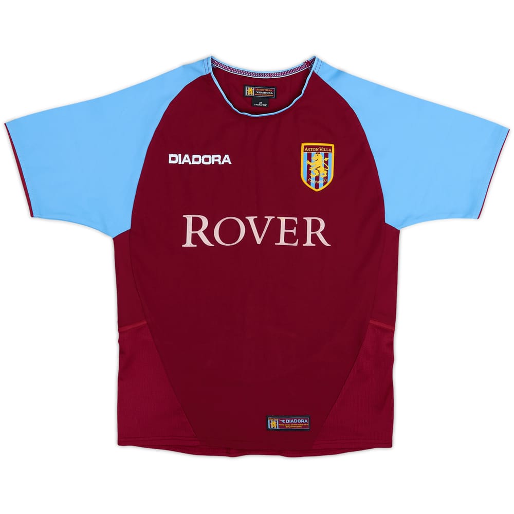 2003-04 Aston Villa Home Shirt - 8/10 - (M.Boys)
