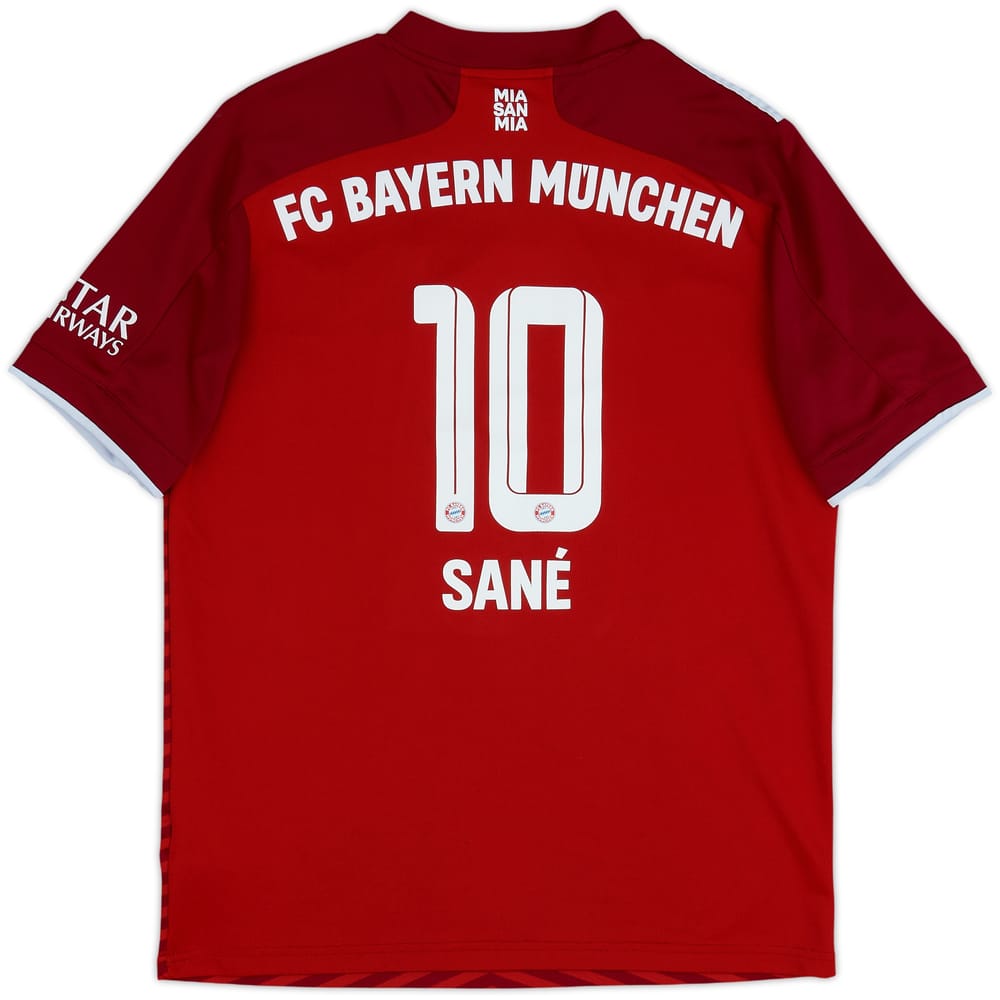 2021-22 Bayern Munich Home Shirt Sane #10 - 7/10 - (XL.Boys)