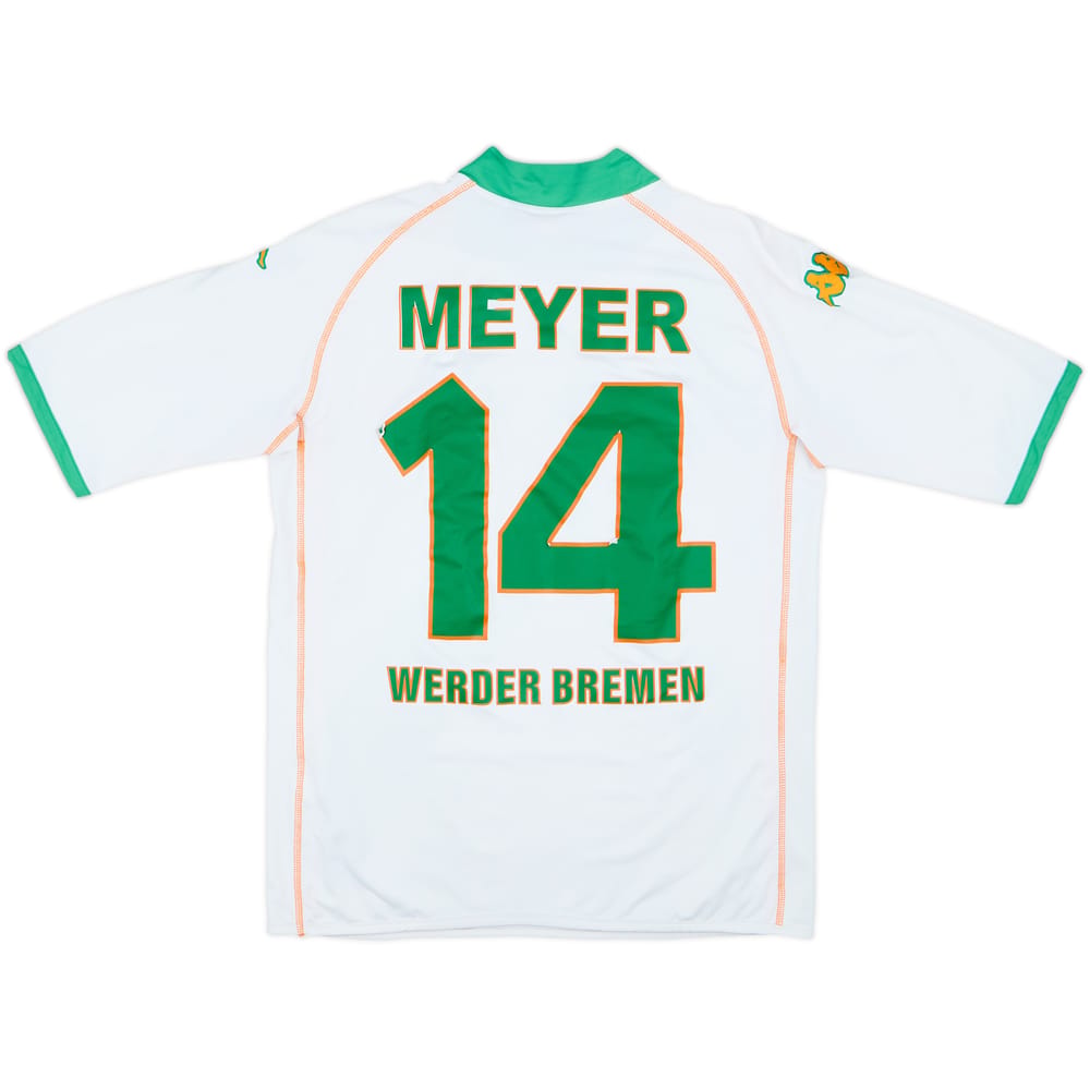 2004-05 Werder Bremen Away Shirt Meyer #14 - 6/10 - (XXL)
