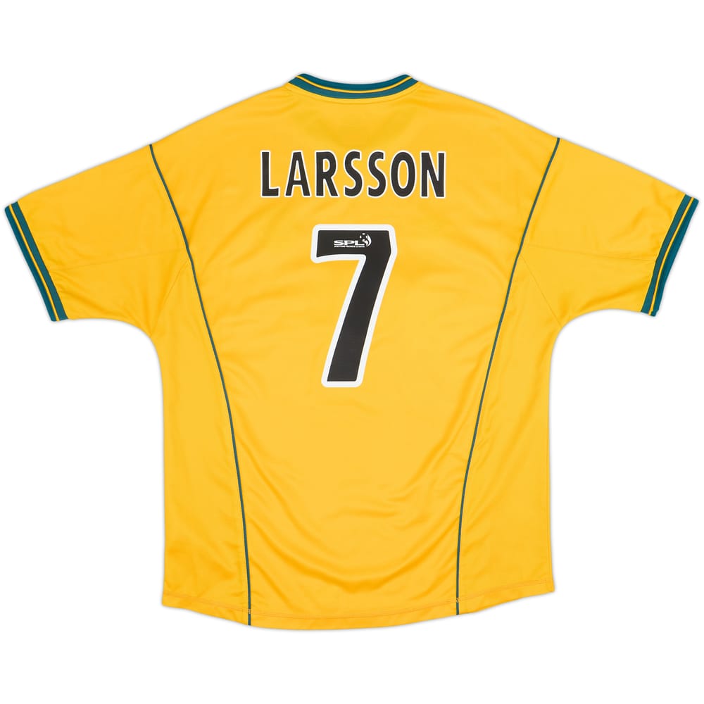2000-02 Celtic Away Shirt Larsson #7 - 6/10 - (L)
