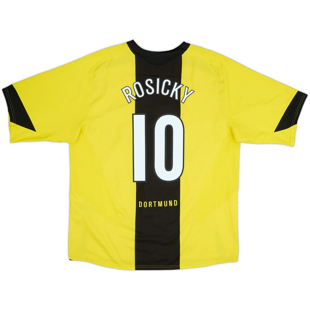 2005-06 Borussia Dortmund Home Shirt Rosicky #10 - 6/10 - (XL)