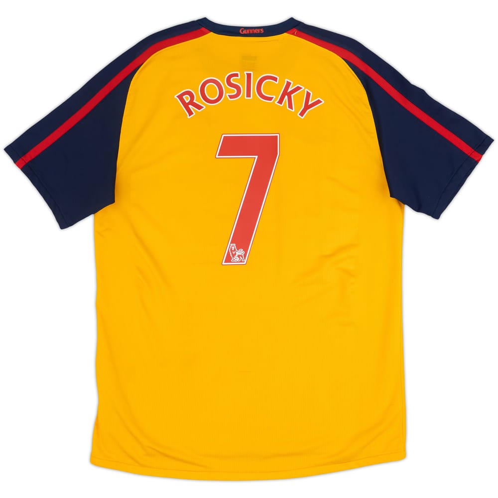 2008-09 Arsenal Away Shirt Rosicky #7 - 6/10 - (L)