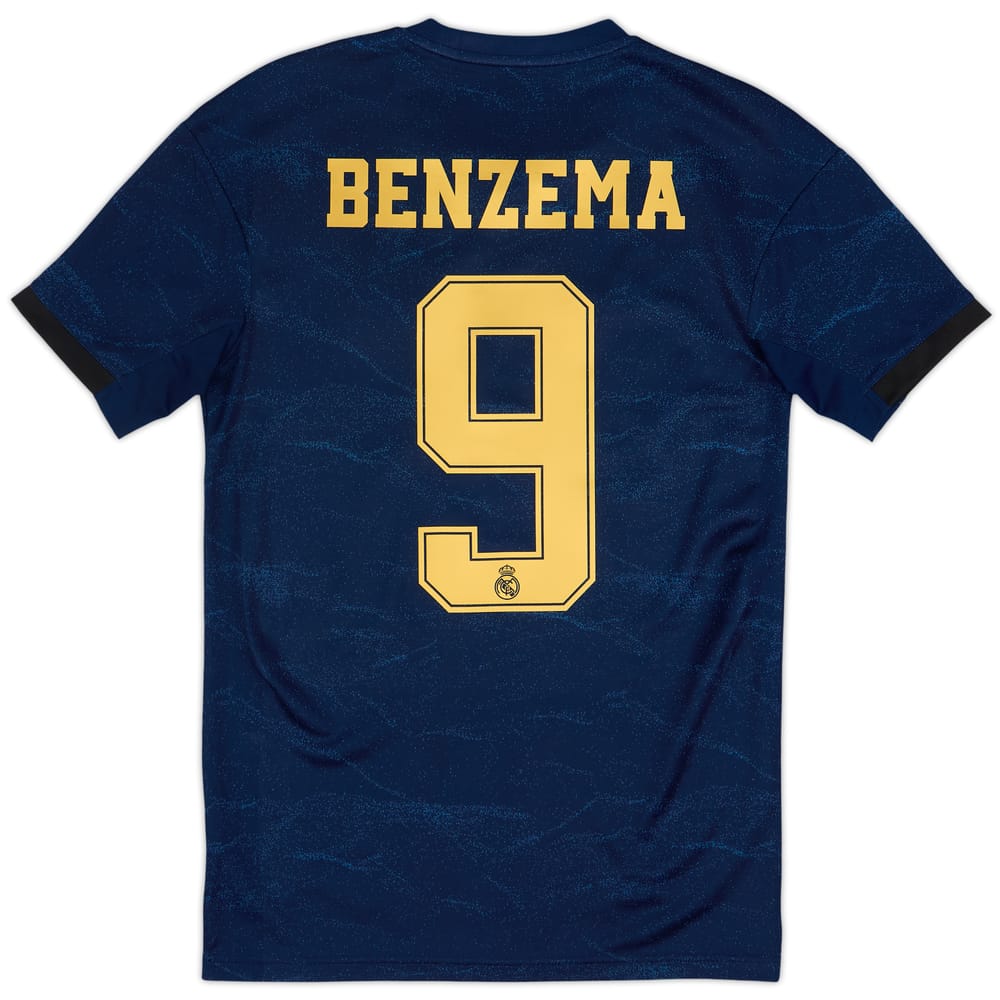 Camiseta de visitante del Real Madrid 2019-20 Benzema #9 - 8/10 - (XS)