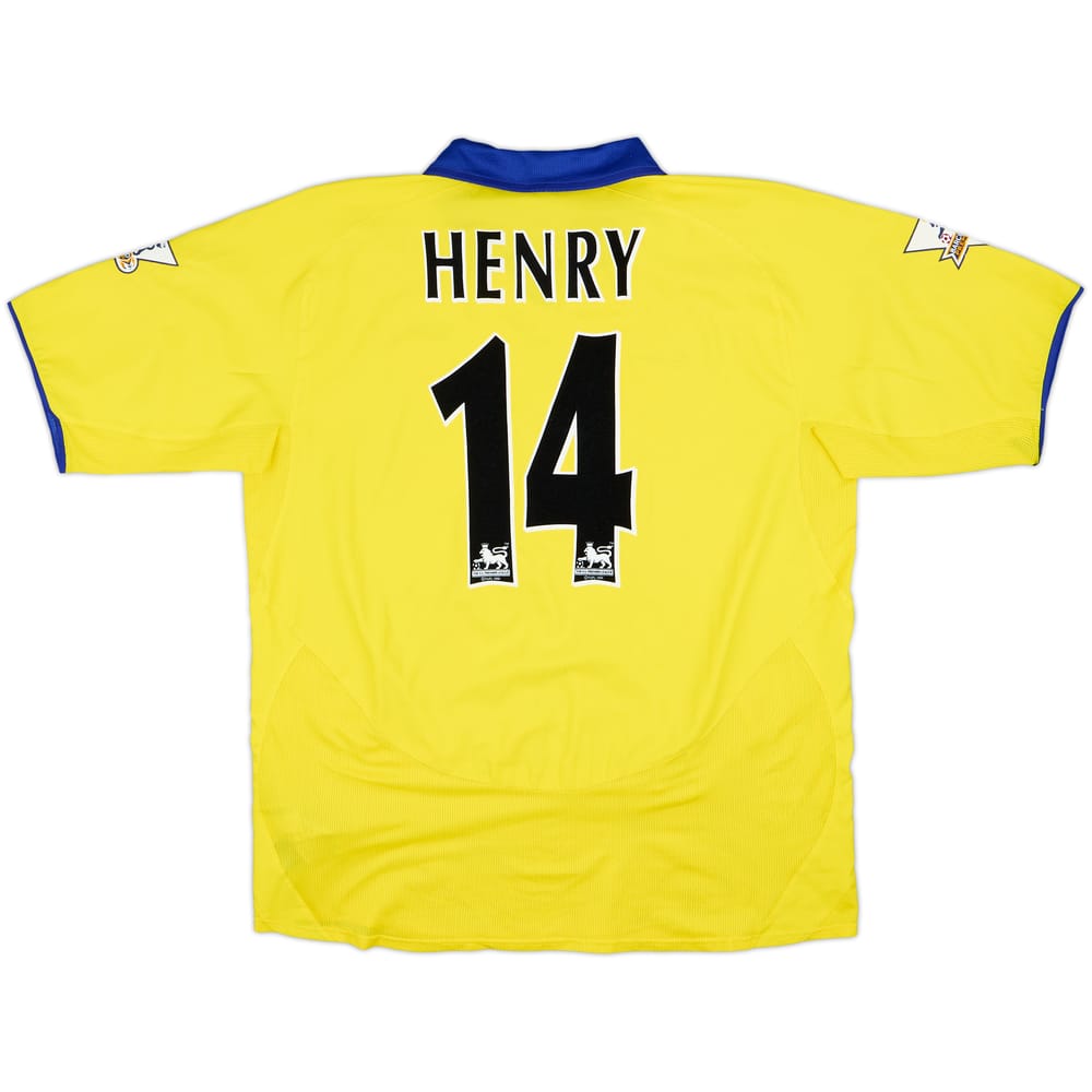 2003-05 Arsenal Away Shirt Henry #14 - 7/10 - (XL)