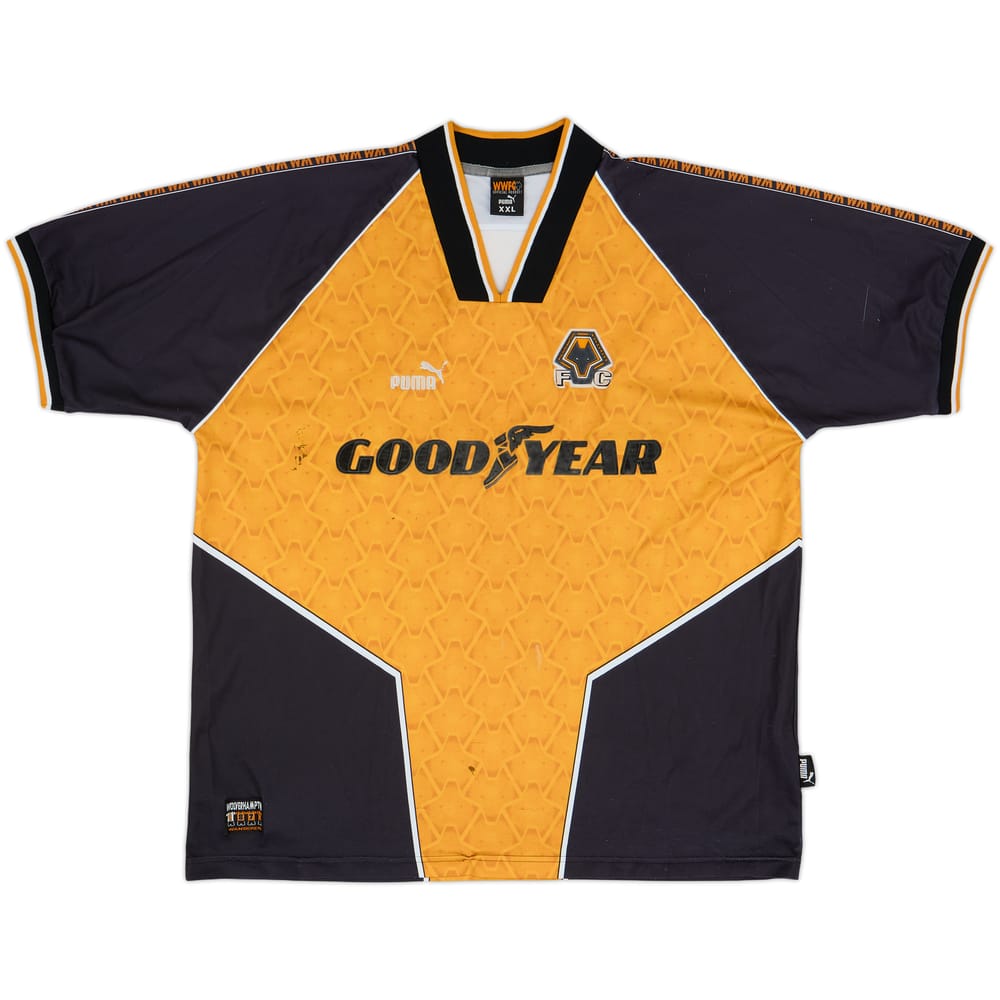 1996-98 Wolves Home Shirt - 6/10 - (XXL)