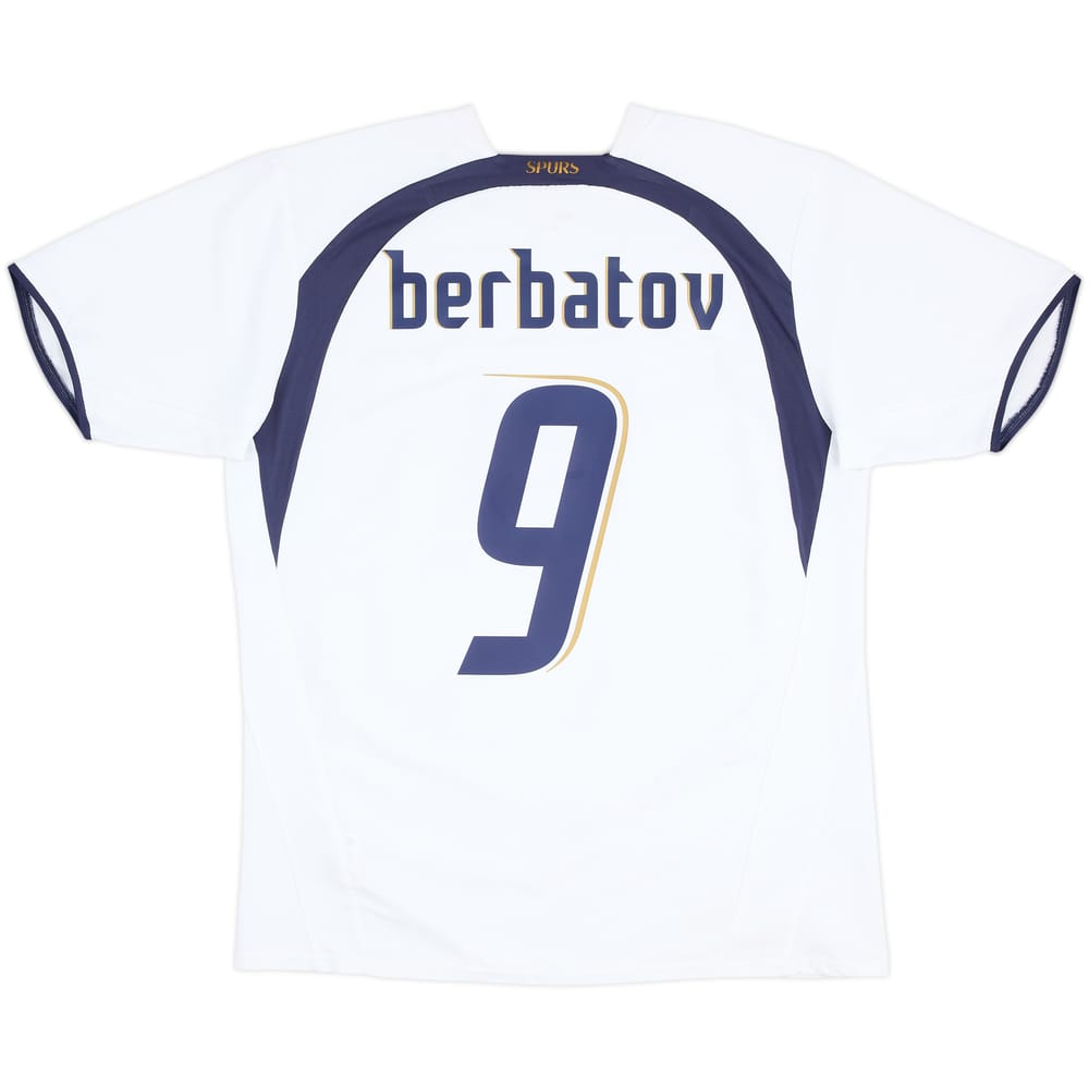 2006-07 Tottenham Home Shirt Berbatov #9 - 8/10 - (L)