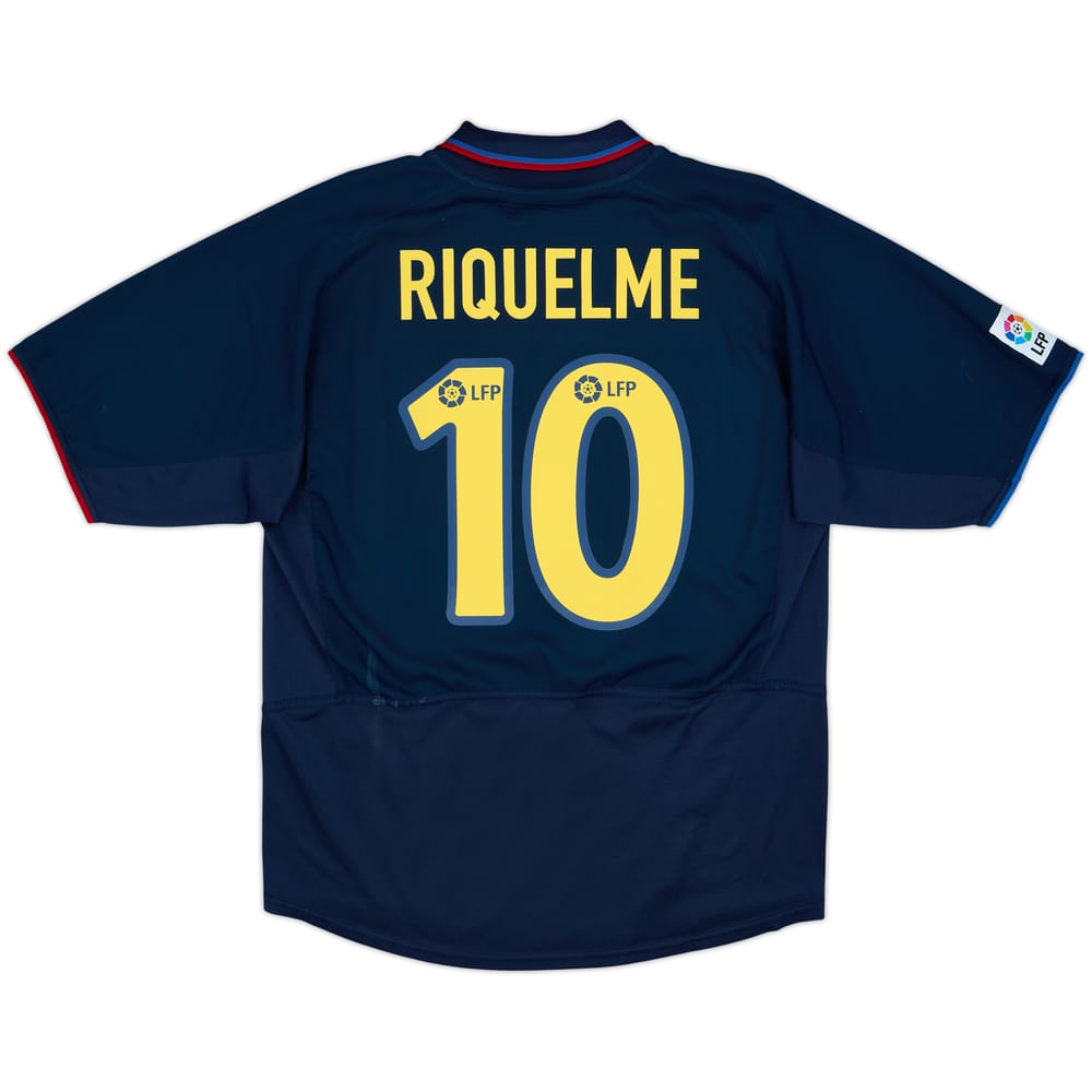 2002-03 Barcelona Away Shirt Riquelme #10 - 8/10 - (XL)