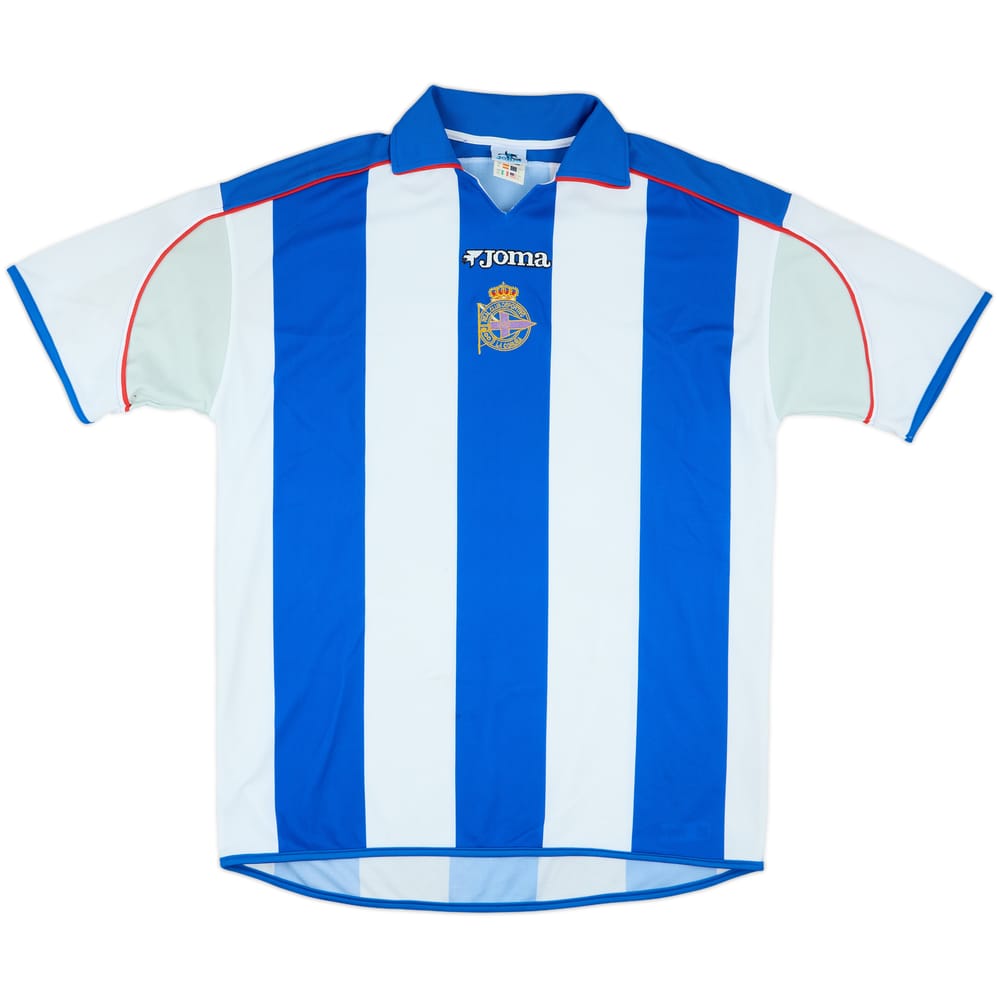 2001-02 Deportivo de La Coruna Match Issue Home Shirt #14