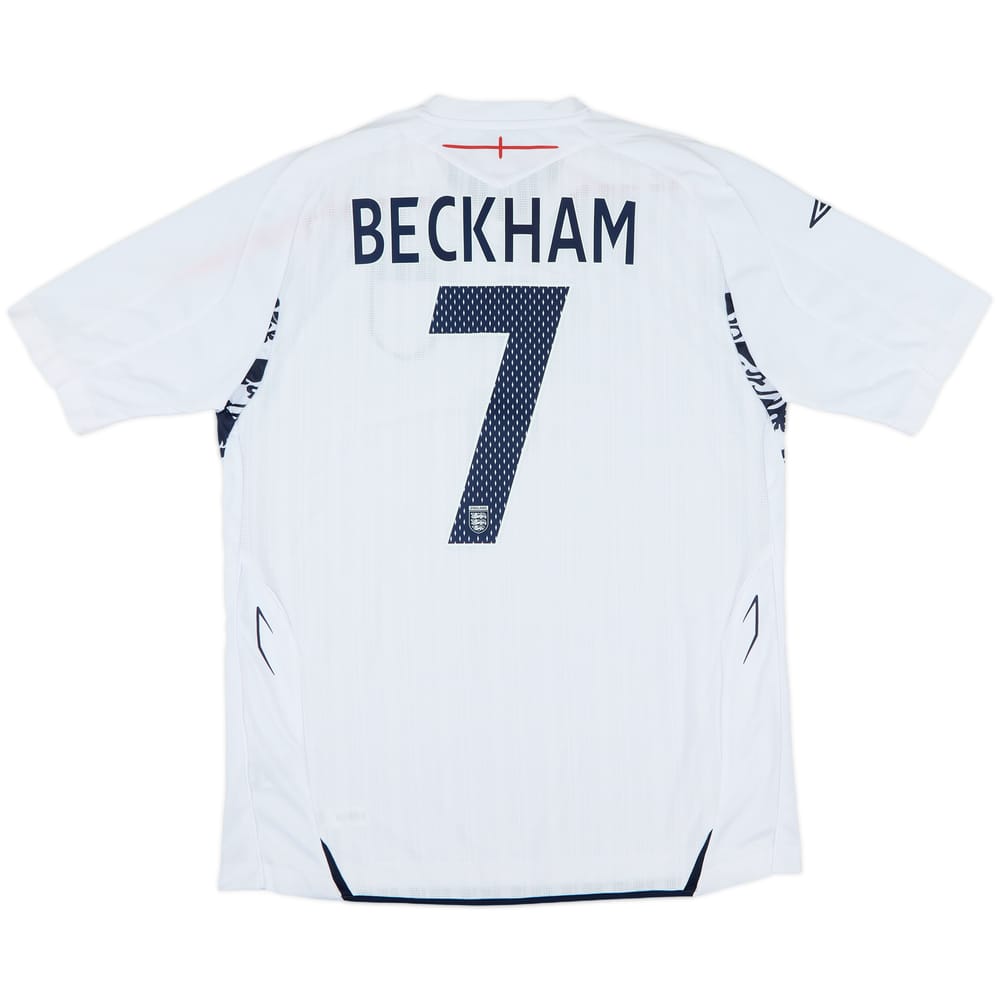2007-09 England Home Shirt Beckham #7 (L)