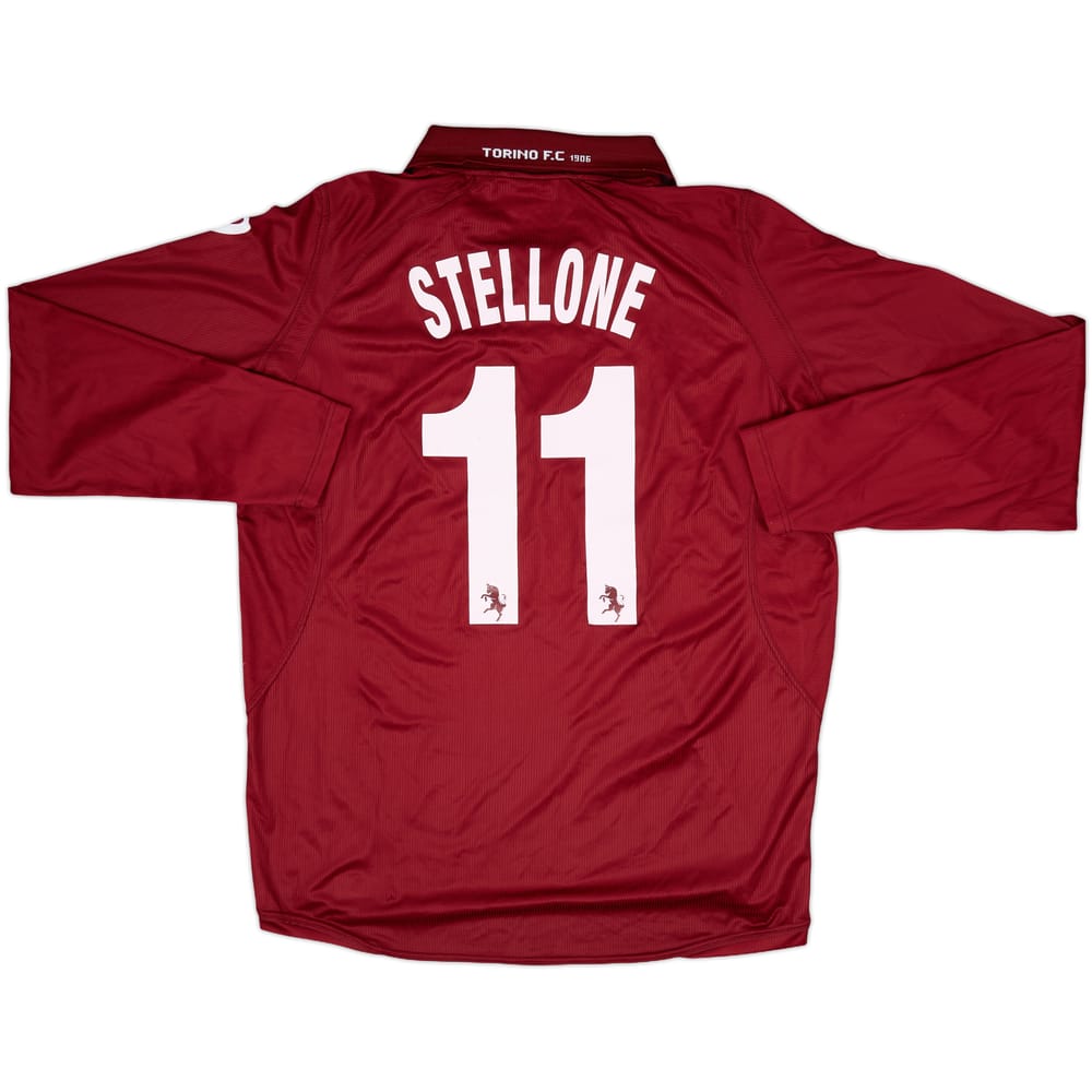 2006-07 Torino Match Worn Home L/S Shirt Stellone #11