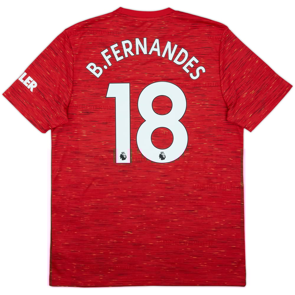 2020-21 Manchester United Home Shirt B.Fernandes #18 (L)