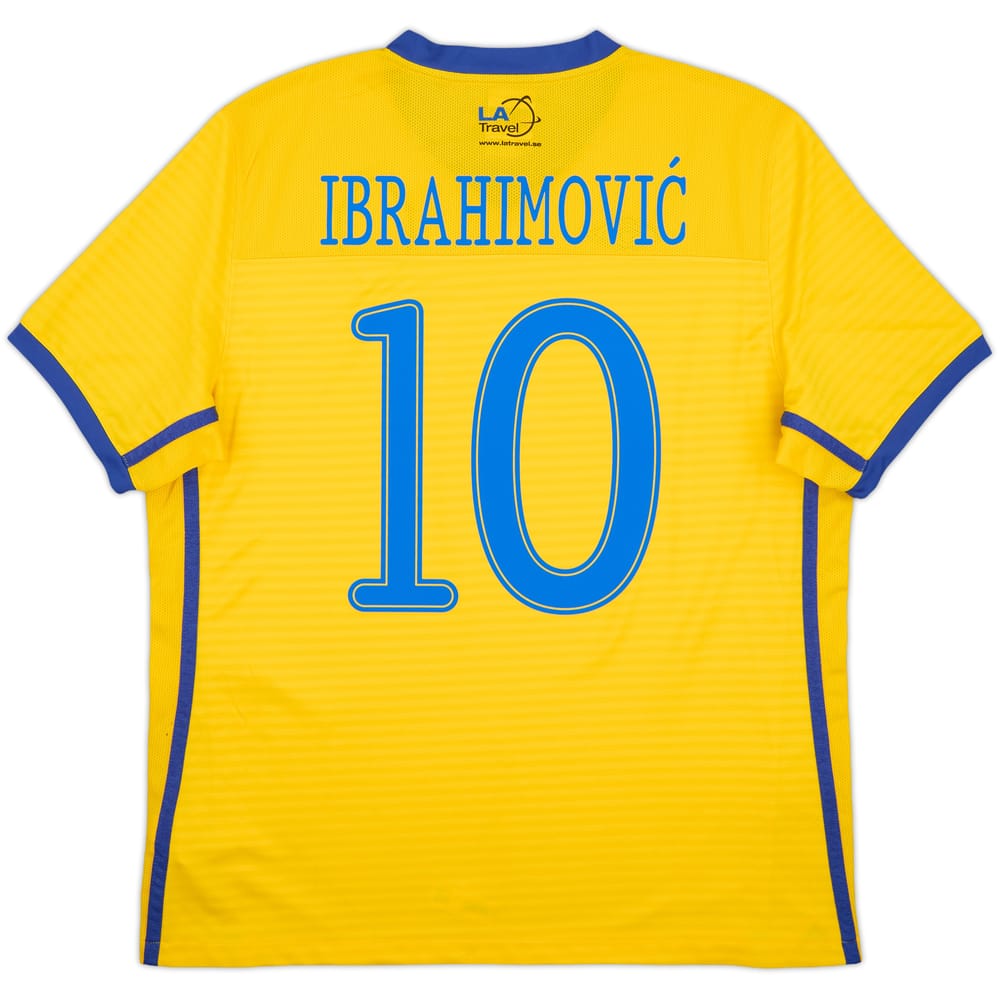 2010-11 Sweden Home Shirt Ibrahimovic #10 (L)