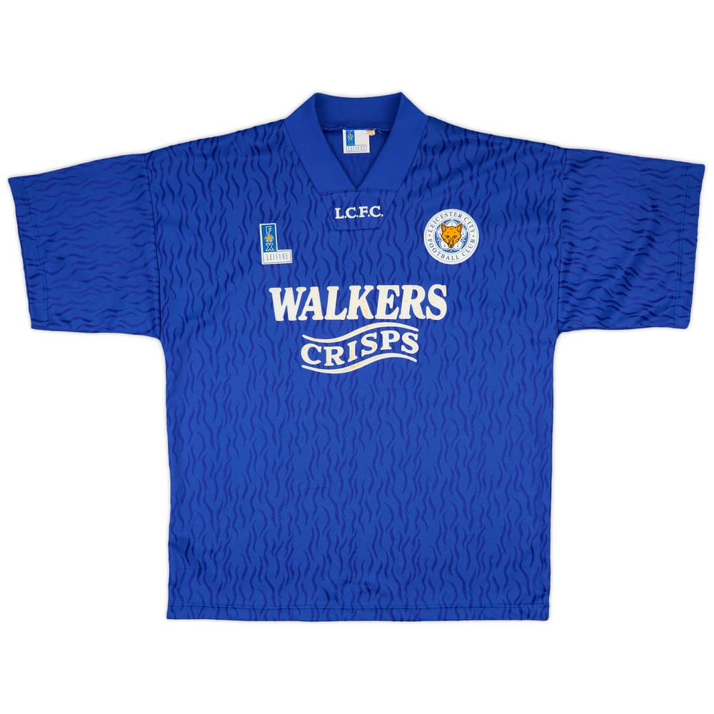 1992-94 Leicester Home Shirt - 8/10 - (L)