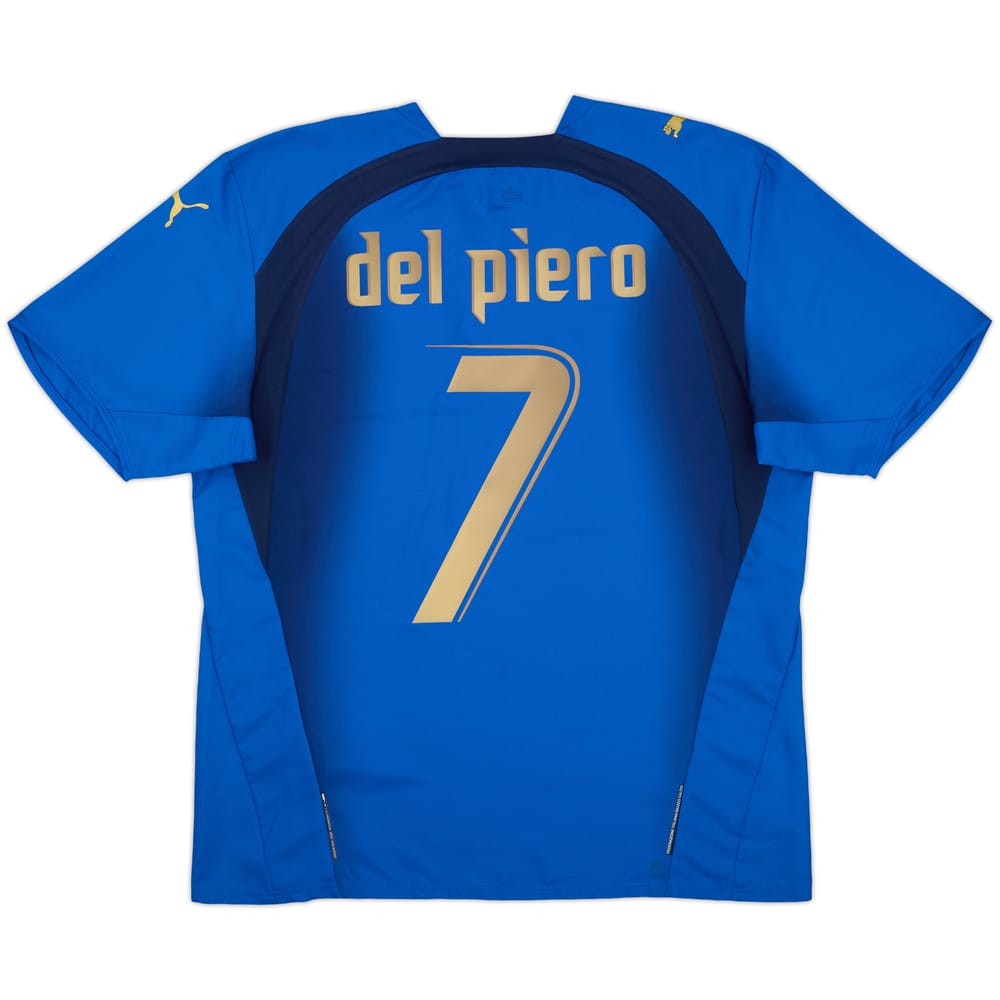 2006 Italy Home Shirt Del Piero #7 (L)