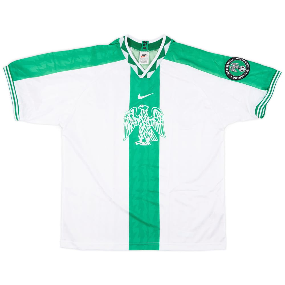 1996-98 Nigeria Player Issue Nike Training Shirt - 9/10 - (XL)