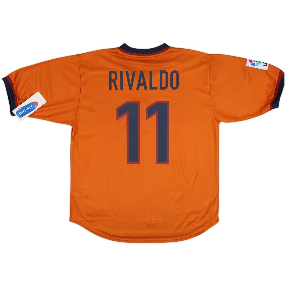 1998-00 Barcelona Third Shirt Rivaldo #11 (L)