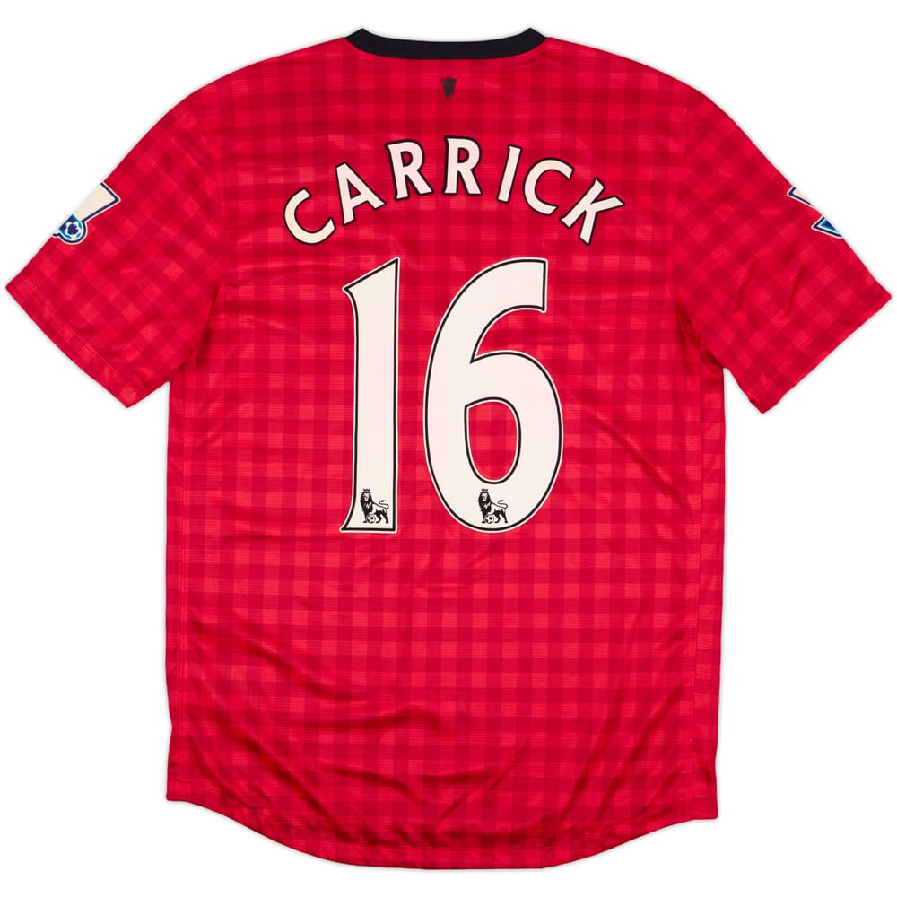 2012-13 Manchester United Home Shirt Carrick #16 (M)