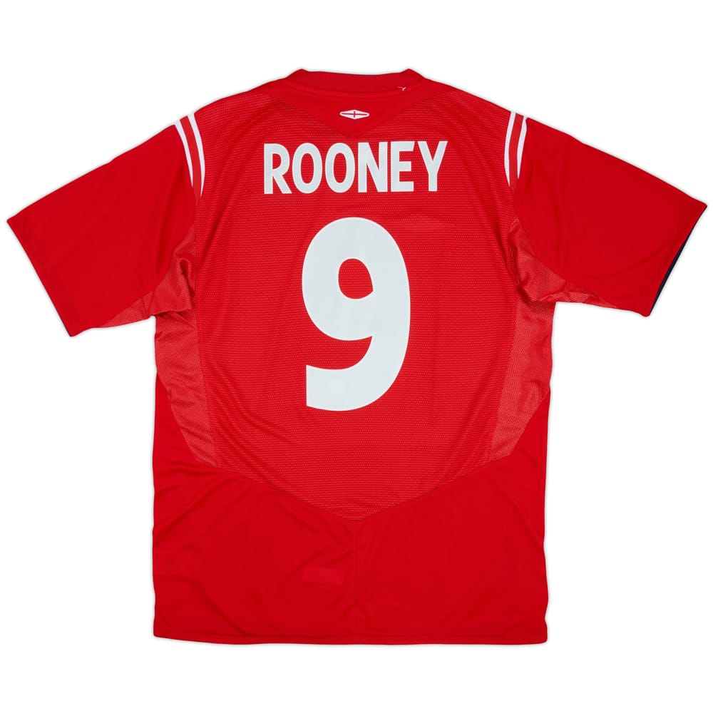 2004-06 England Away Shirt Rooney #9 (L)