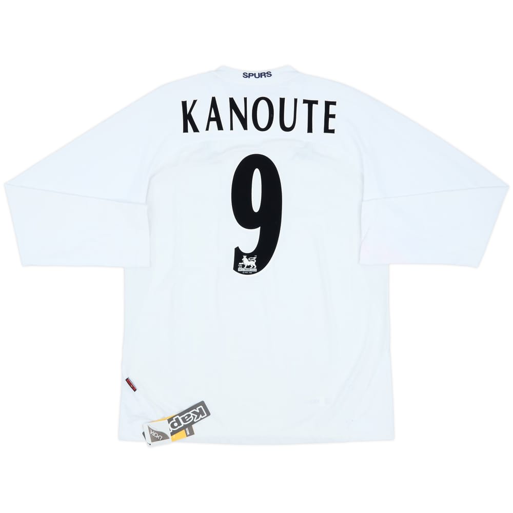 2004-05 Tottenham Home L/S Shirt Kanoute #9 (3XL)