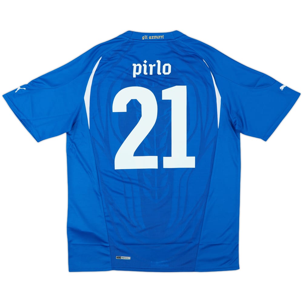 2010-12 Italy Home Shirt Pirlo #21 (L)