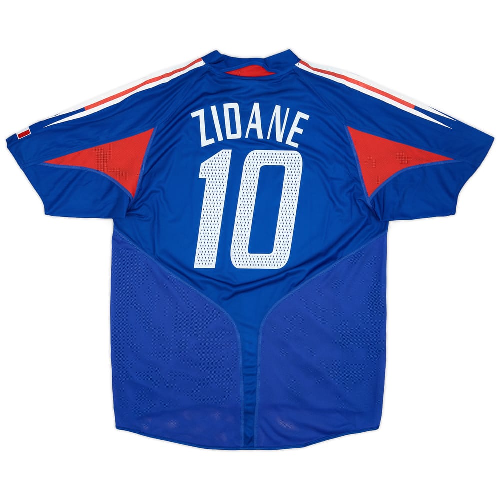 2004-06 France Home Shirt Zidane #10 (L)