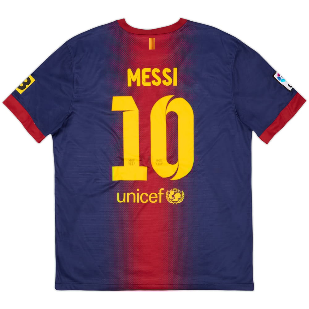 2012-13 Barcelona Home Shirt Messi #10 - 10/10 - (XL)