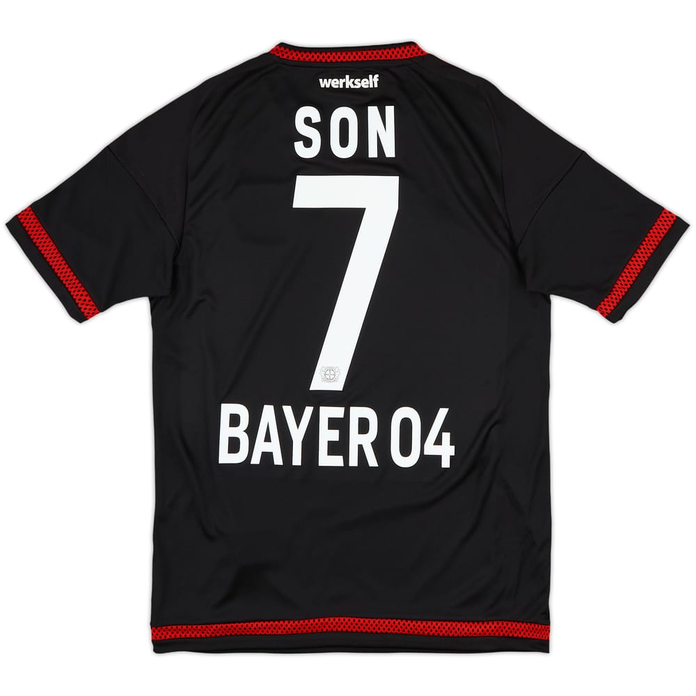 2015-16 Bayer Leverkusen Home Shirt Son #7 (S)