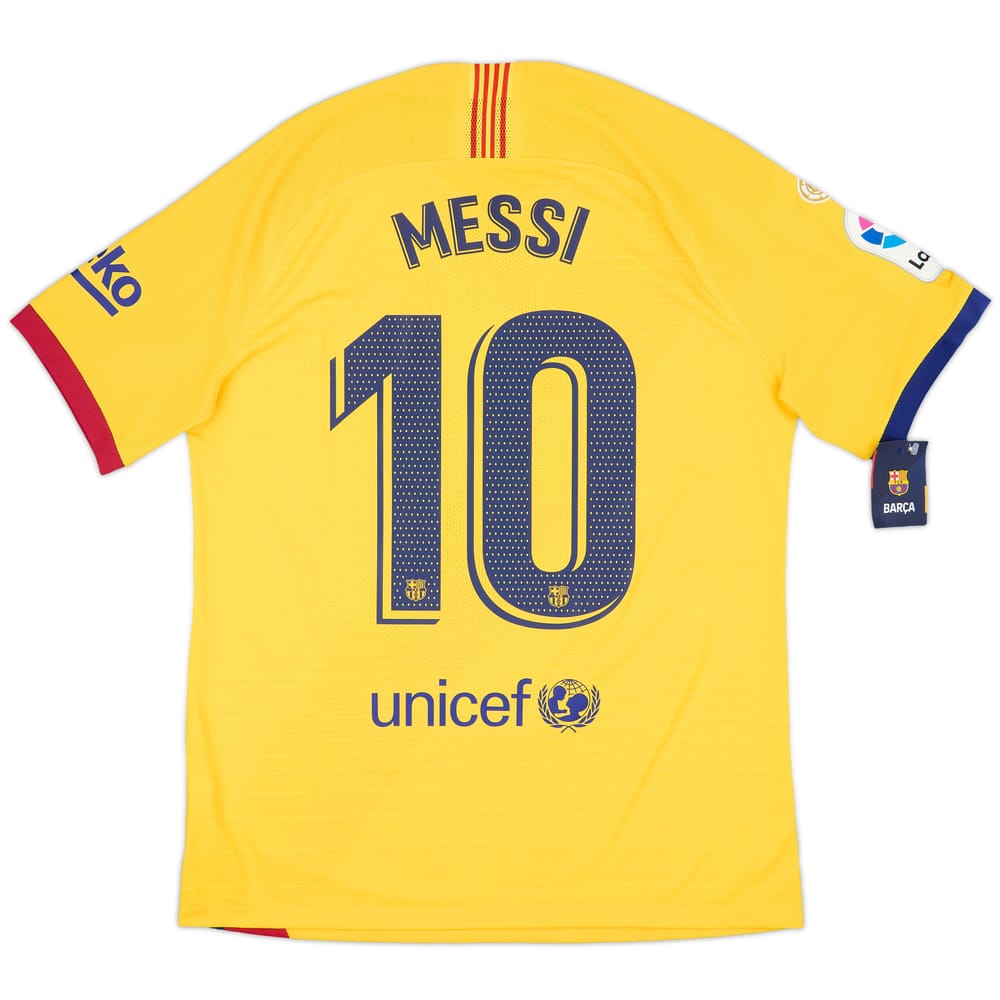 2019-20 Barcelona Authentic Away Shirt Messi #10 (L)