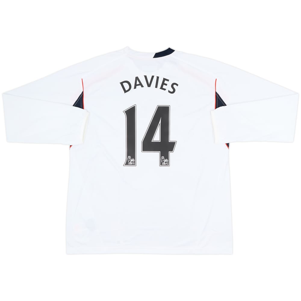 2007-08 Bolton Home L/S Shirt Davies #14 (XL)