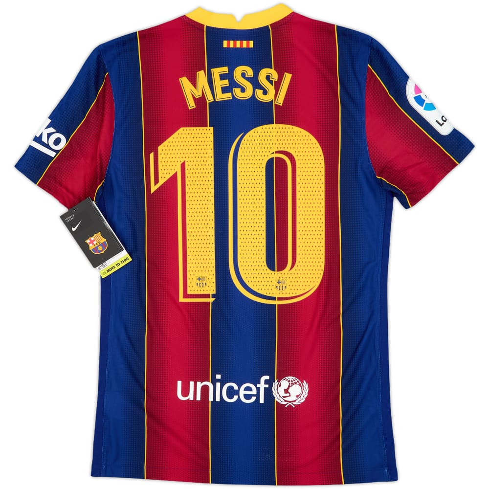 2020-21 Barcelona Authentic Home Shirt Messi #10 (S)