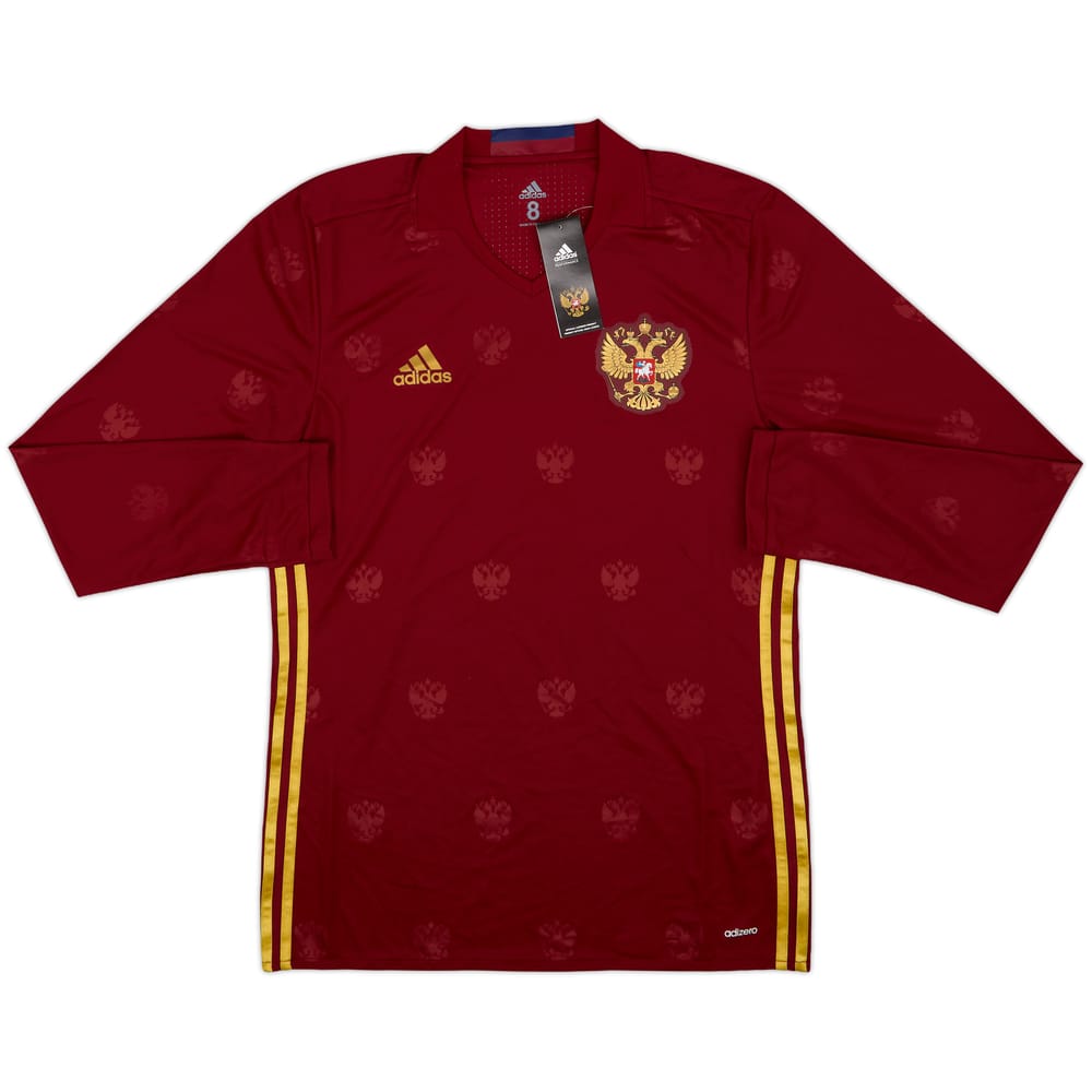 2016-17 Russia Player Issue Home L/S Shirt (L)