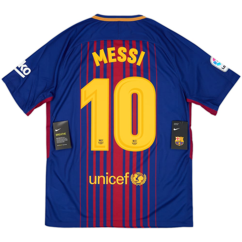 2017-18 Barcelona Home Shirt Messi #10 (M)