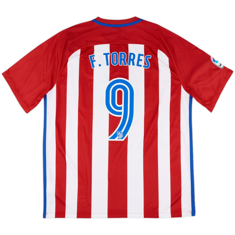 2016-17 Atletico Madrid Home Shirt Torres #9 (XL)
