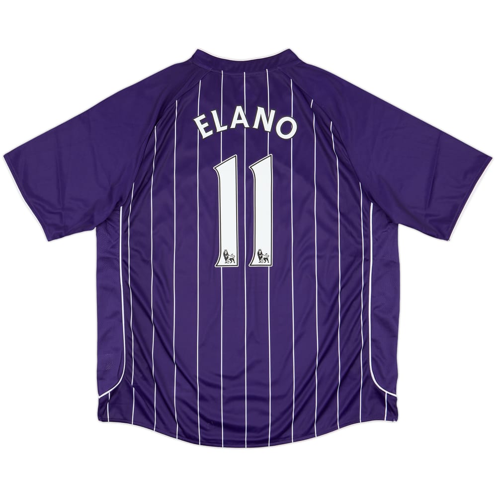 2007-08 Manchester City Away Shirt Elano #11 (XXL)