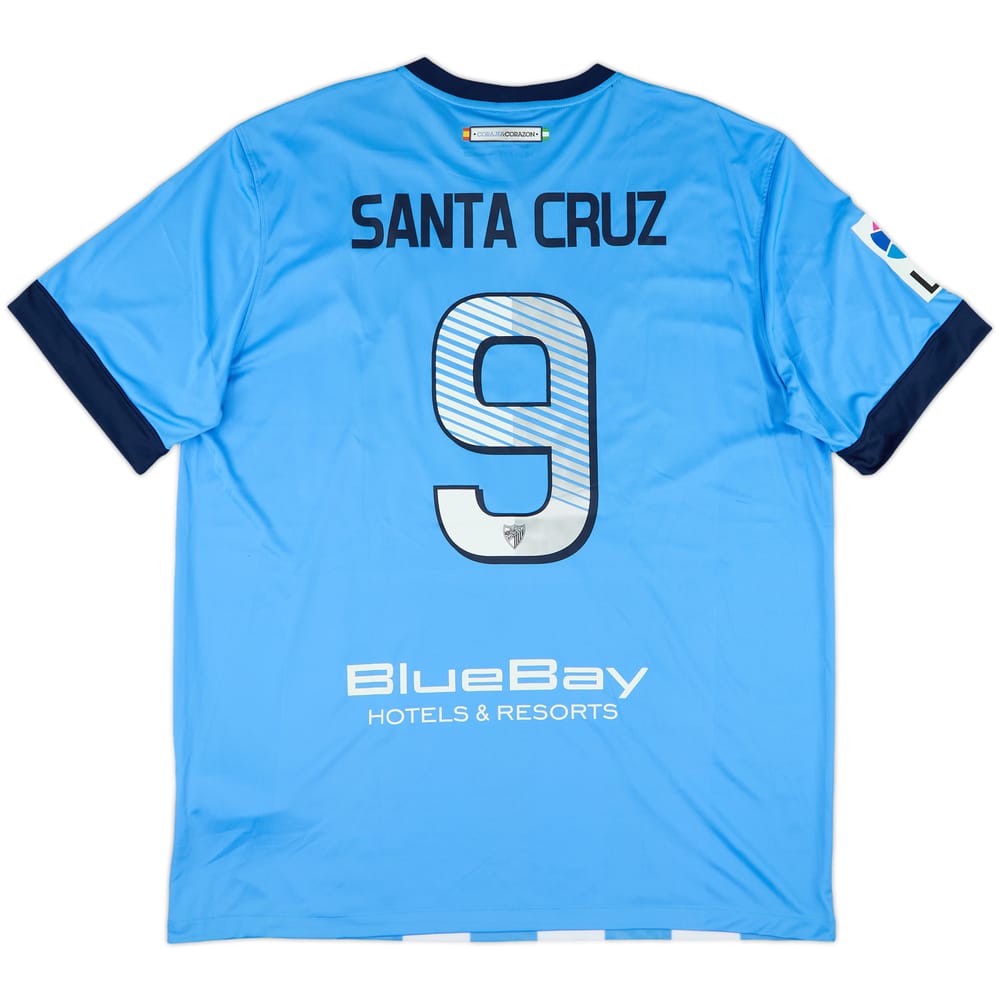 2013-14 Malaga Home Shirt Santa Cruz #9 (XL)