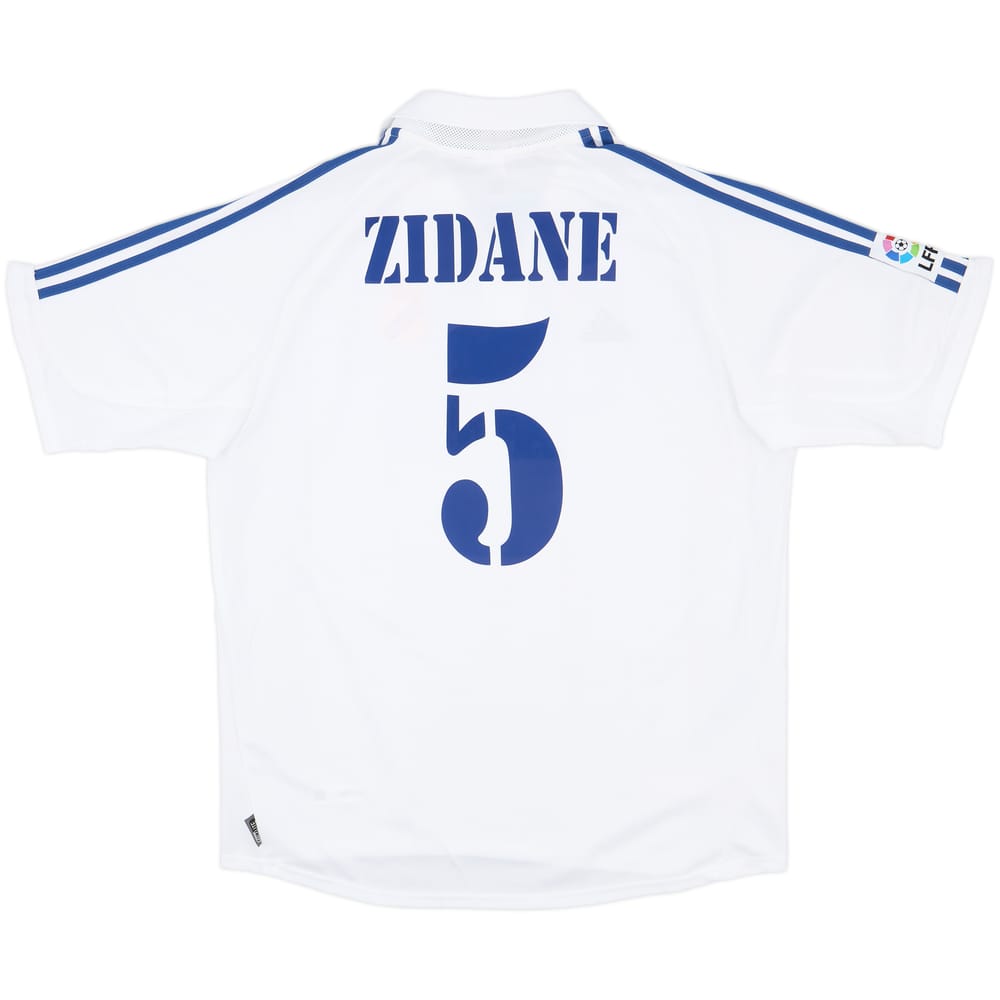 2001 Real Madrid Home Shirt Zidane #5 (L)