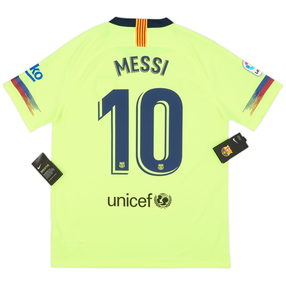 2018-19 Barcelona Away Shirt Messi #10 (L)