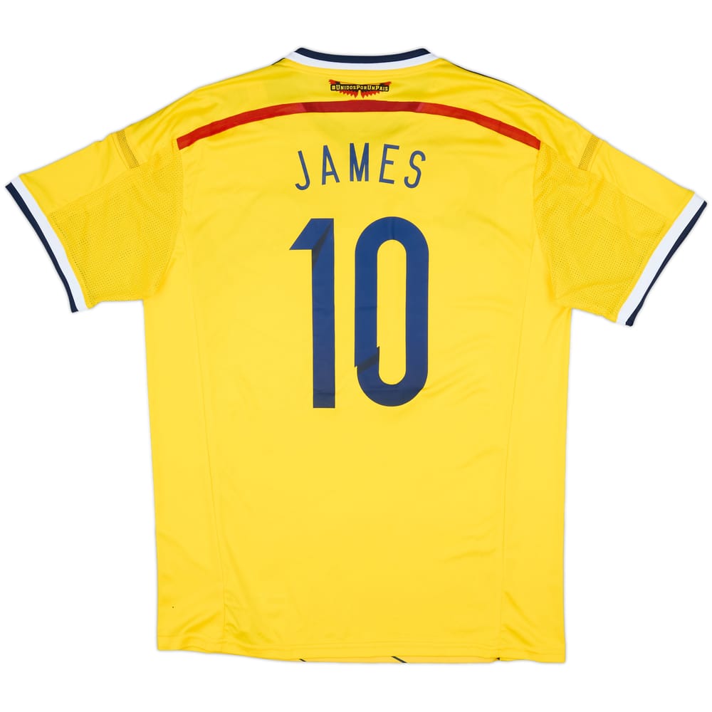 2014-15 Colombia Home Shirt James #10 (XL)