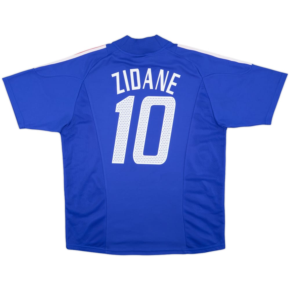2002-04 France Home Shirt Zidane #10 (L)