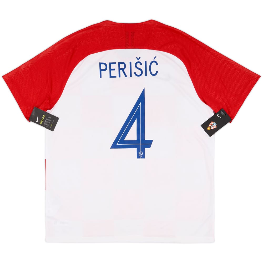 2018-19 Croatia Home Shirt Perisic #4 (XL)