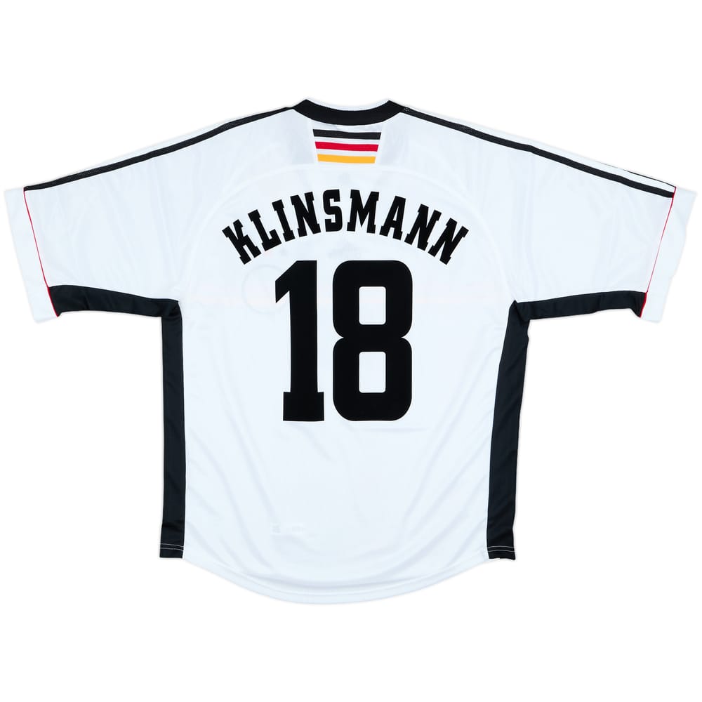 1998-00 Germany Home Shirt Klinsmann #18 (L)