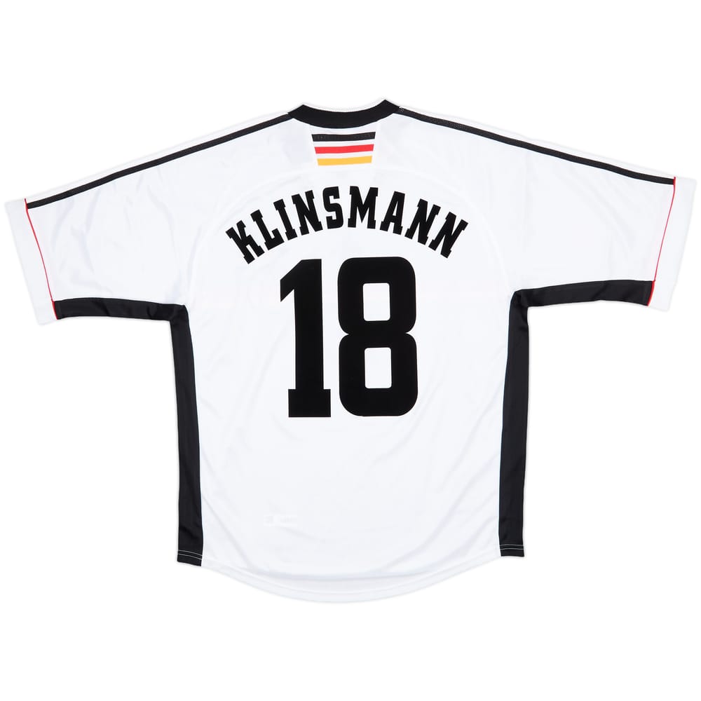 1998-00 Germany Home Shirt Klinsmann #18 (L)