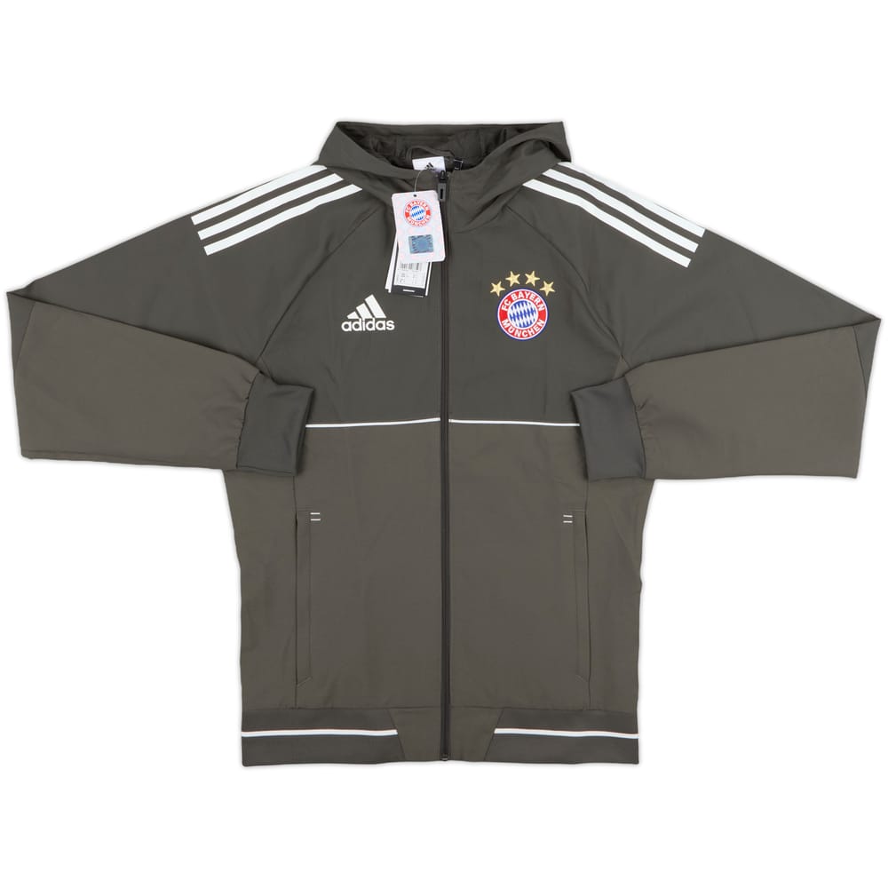 2017-18 Bayern Munich adidas CL Hooded Track Jacket (S)