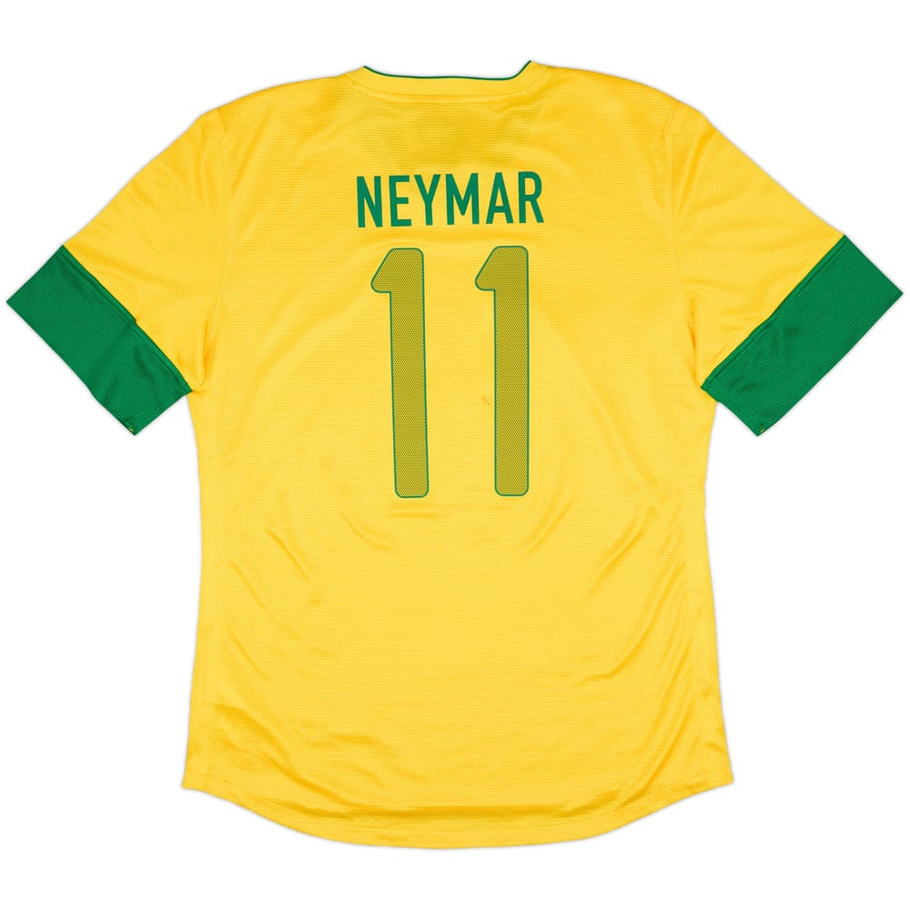 2012-13 Brazil Authentic Home Shirt Neymar #11 (XL)