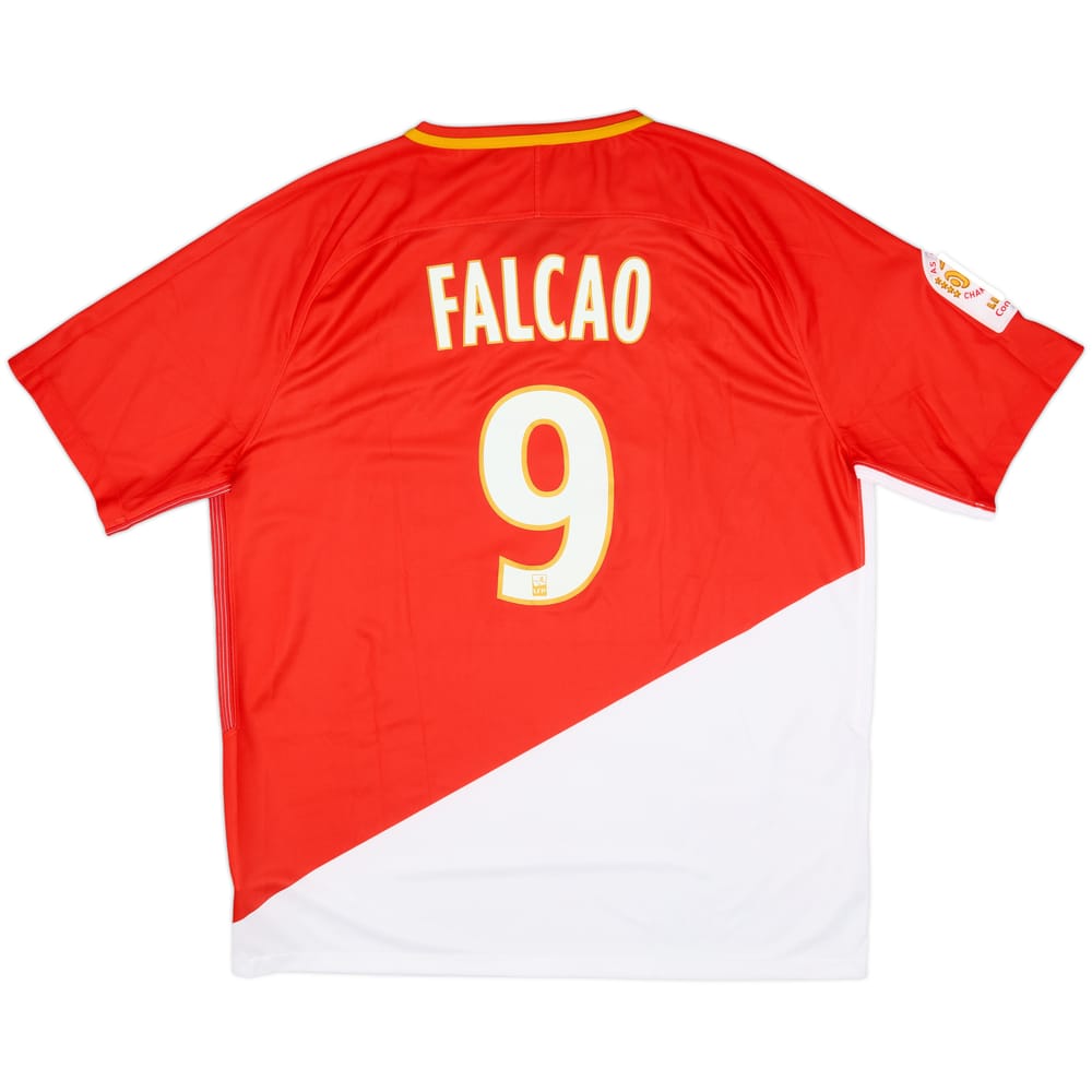 2017-18 Monaco Home Shirt Falcao #9 (XL)