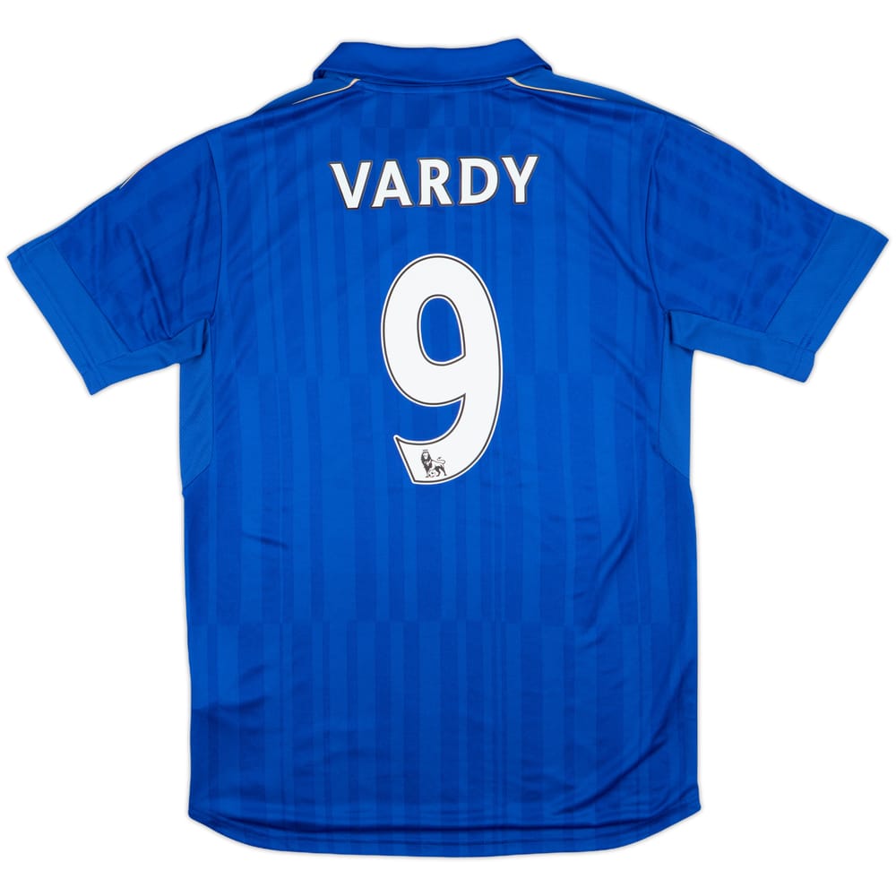 2016-17 Leicester Home Shirt Vardy #9 (M)